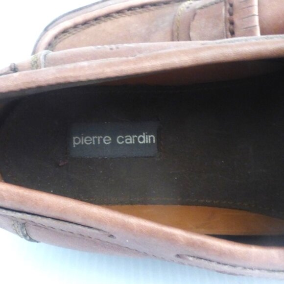 SHO1 Vintage Pierre Cardin MEN'S SHOES Size 9M Men's Loafers Slip On Shoes Boat - Picture 13 of 14